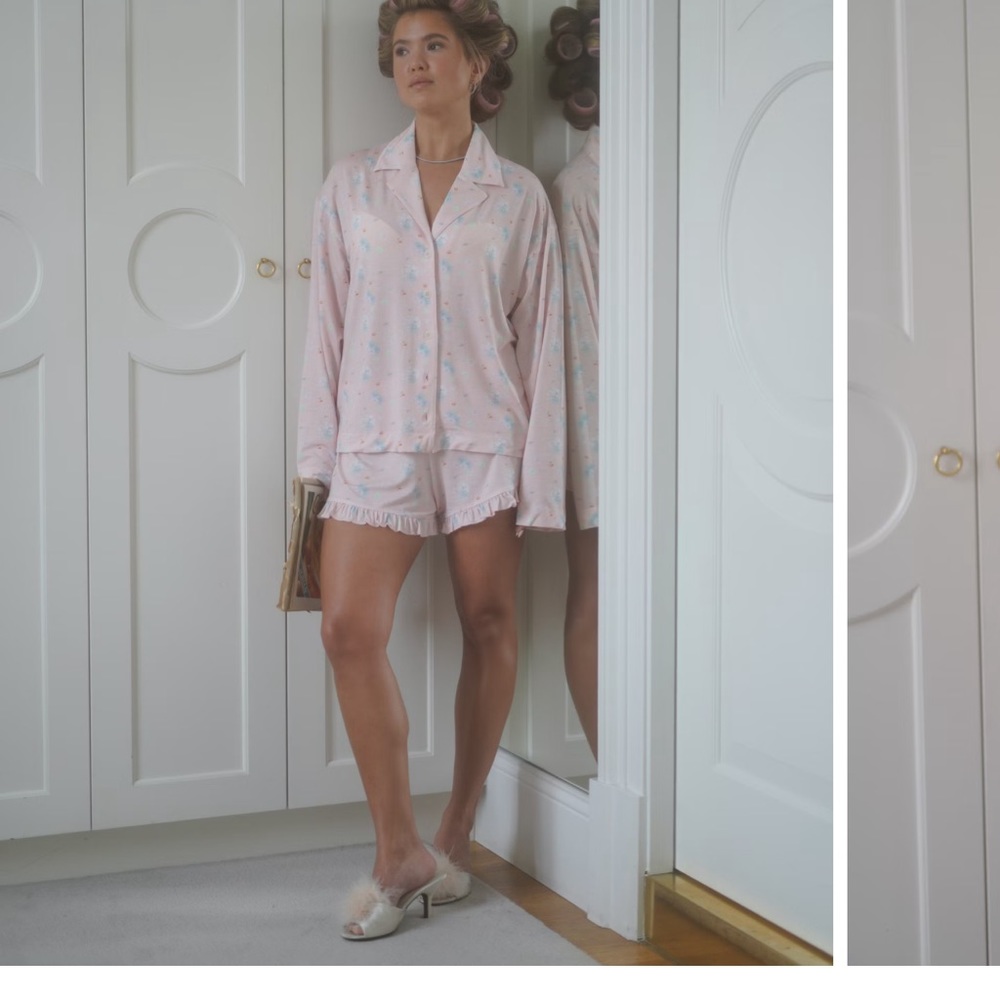 Djerf Avenue Go Slow PJ Shirt Summer Island